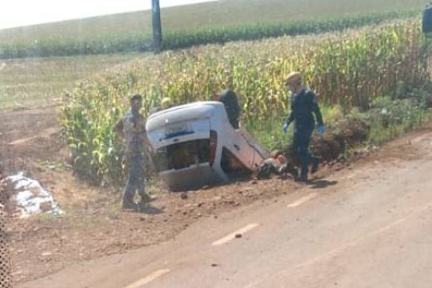 Acidente ocorreu no trecho entre Horizontina e Dr. Maurício Cardoso e mobilizou Corpo de Bombeiros e Brigada Militar